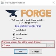 Players must click "Install server" after downloading the launcher